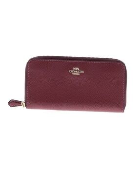 Coach Zip-Around Leather Wallet EUC